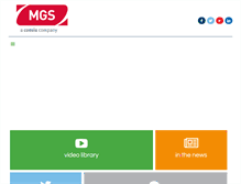 Tablet Screenshot of mgsmachine.com
